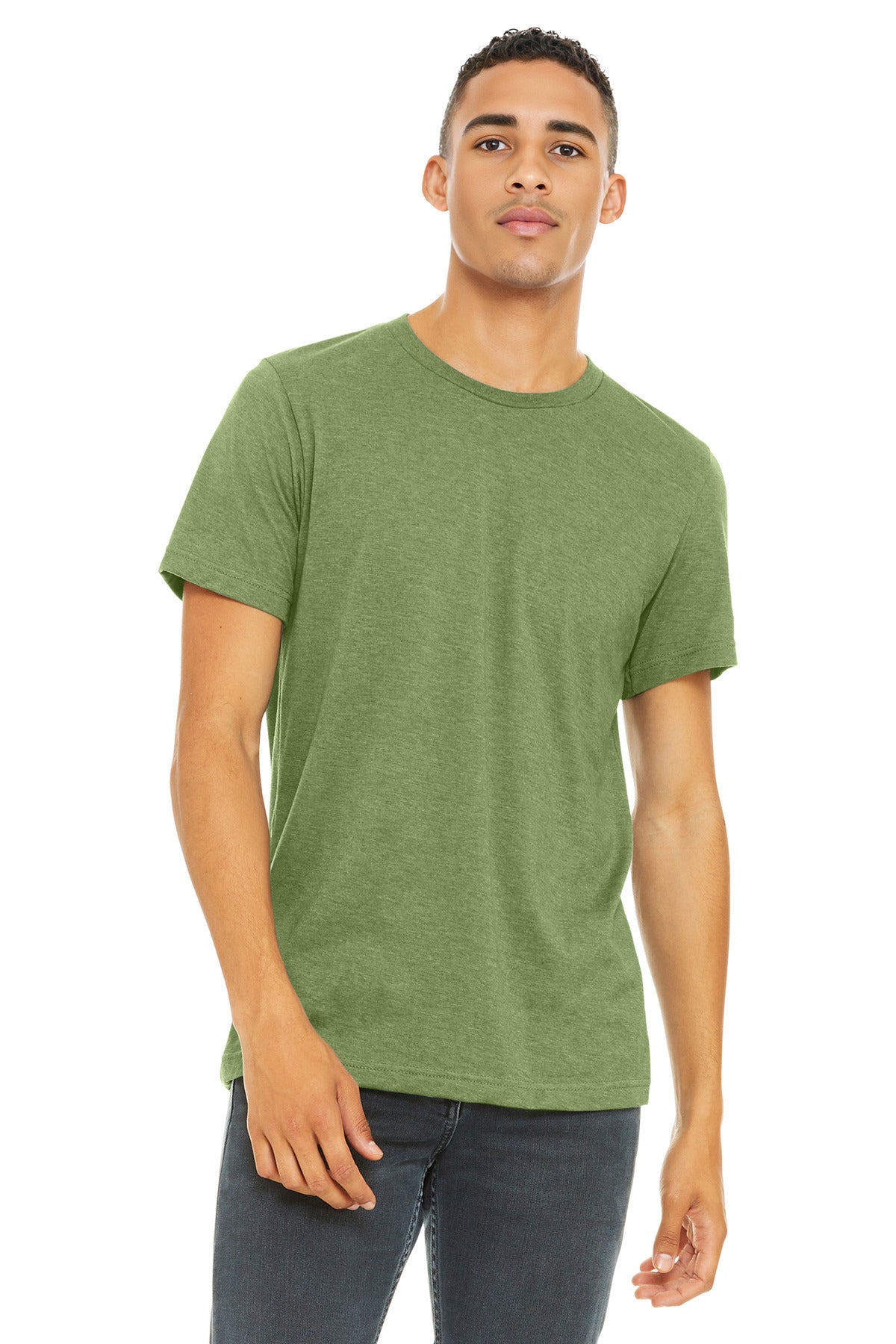 BELLA+CANVAS  ®  Unisex Heather CVC Short Sleeve Tee. BC3001CVC