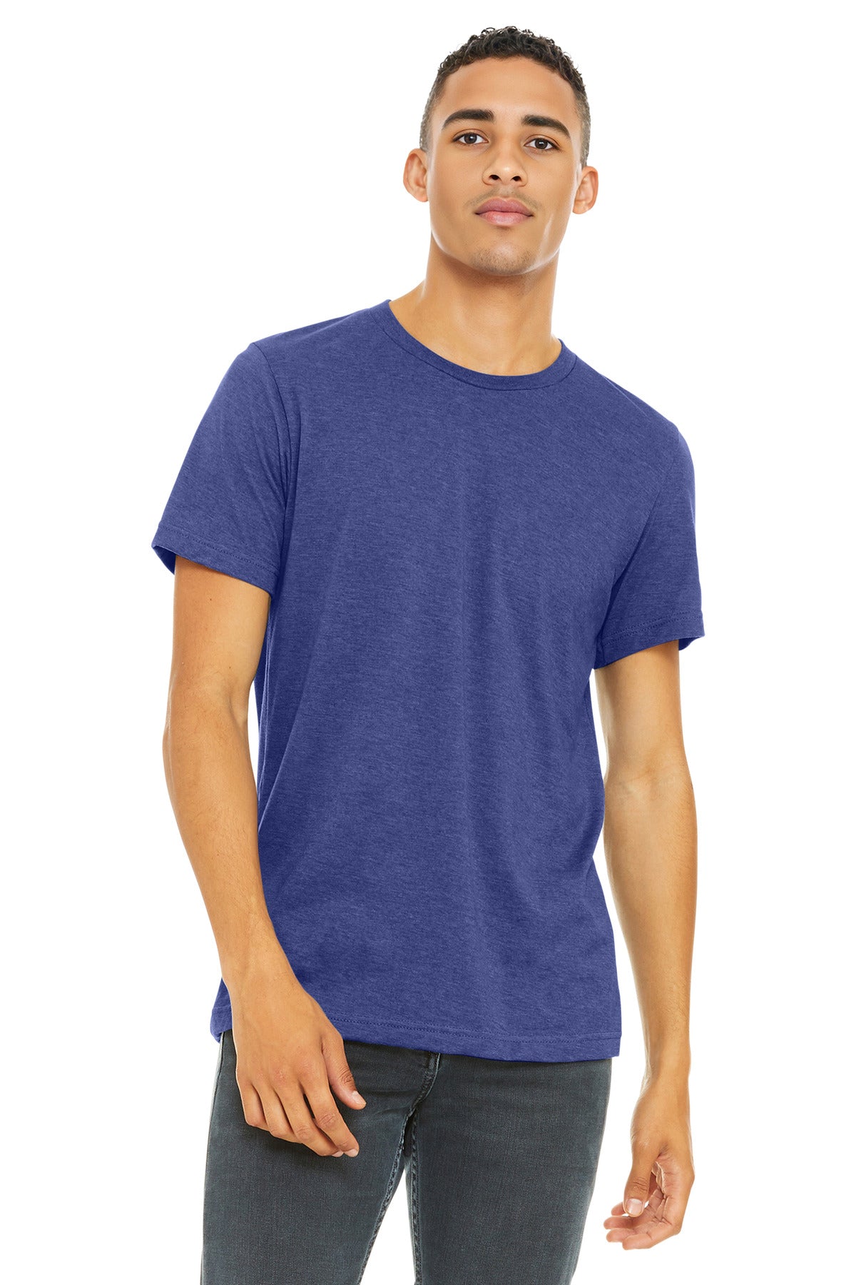 BELLA+CANVAS  ®  Unisex Heather CVC Short Sleeve Tee. BC3001CVC