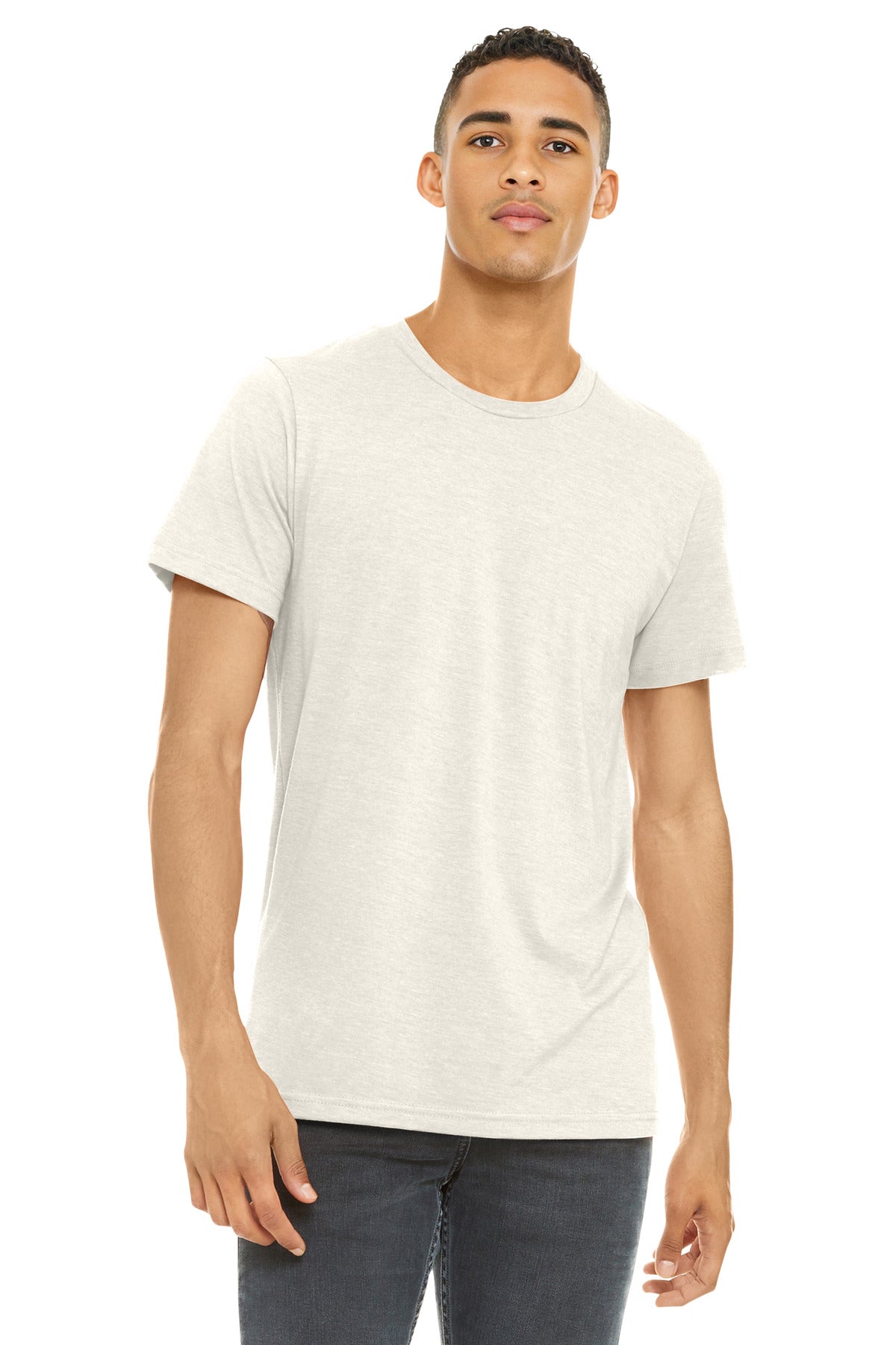 BELLA+CANVAS  ®  Unisex Heather CVC Short Sleeve Tee. BC3001CVC