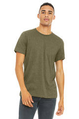 BELLA+CANVAS  ®  Unisex Heather CVC Short Sleeve Tee. BC3001CVC