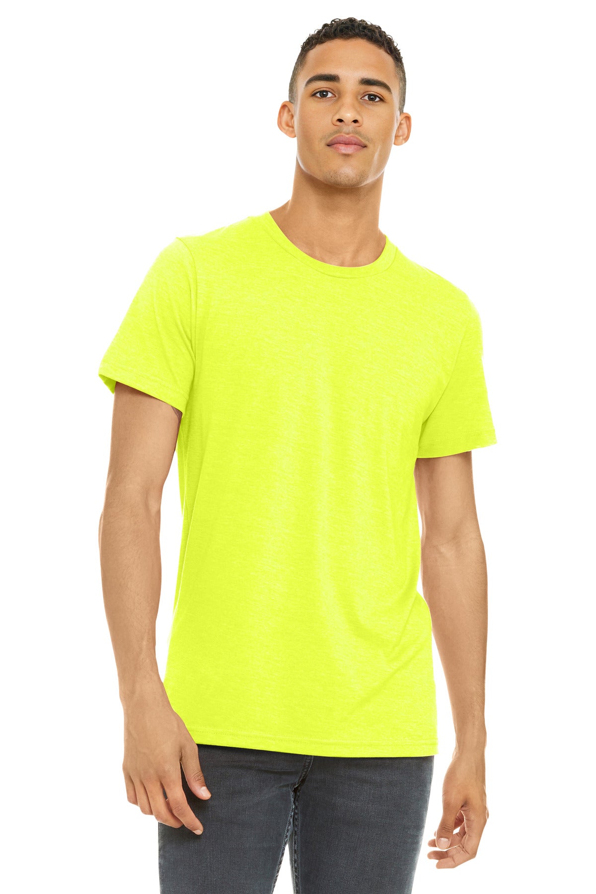 BELLA+CANVAS  ®  Unisex Heather CVC Short Sleeve Tee. BC3001CVC