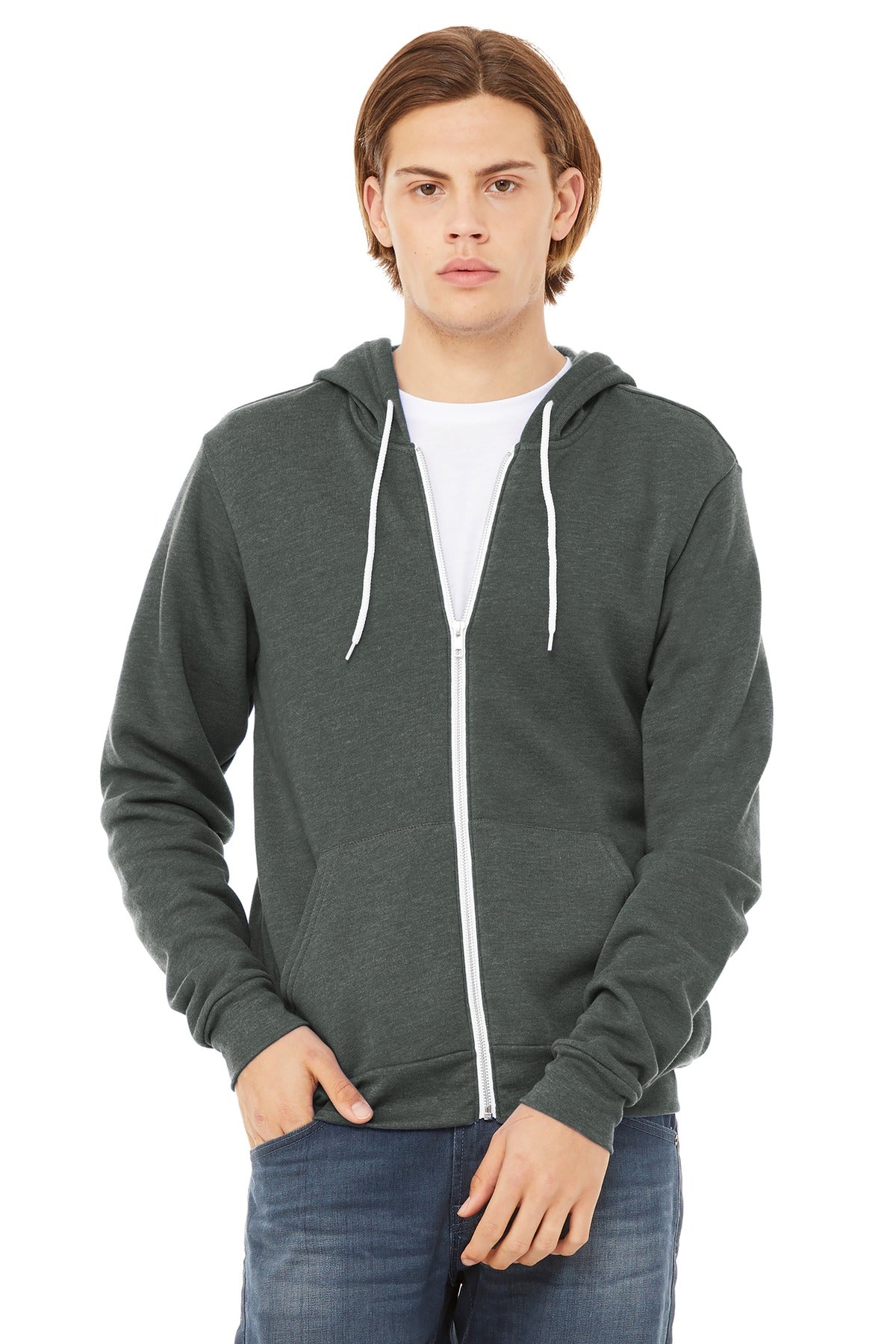 BELLA+CANVAS  ®  Unisex Sponge Fleece Full-Zip Hoodie. BC3739