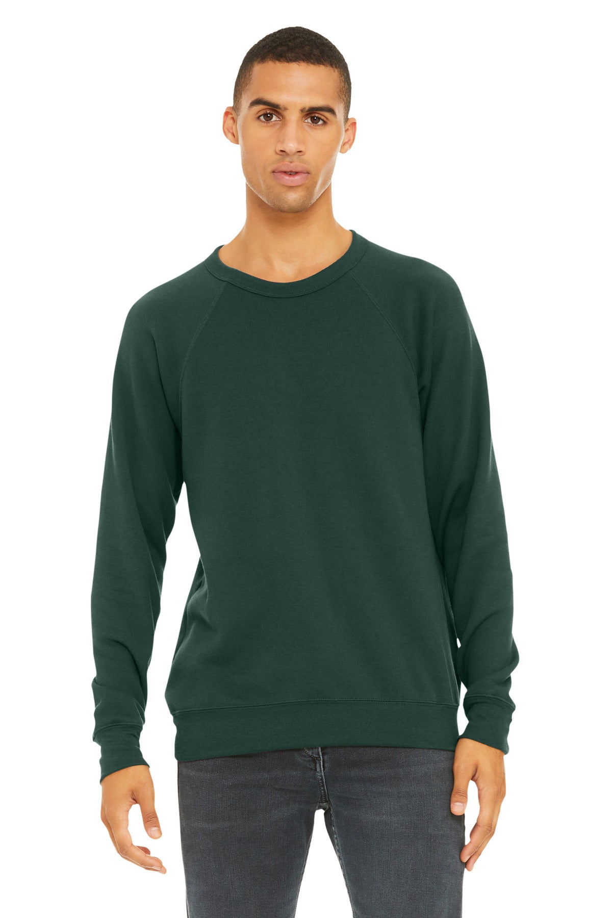 BELLA+CANVAS  ®  Unisex Sponge Fleece Raglan Sweatshirt. BC3901