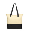 Port Authority® Colorblock Cotton Tote. BG414