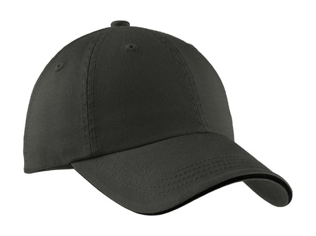 Port Authority® Sandwich Bill Cap with Striped Closure.  C830