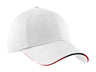 Port Authority® Sandwich Bill Cap with Striped Closure.  C830