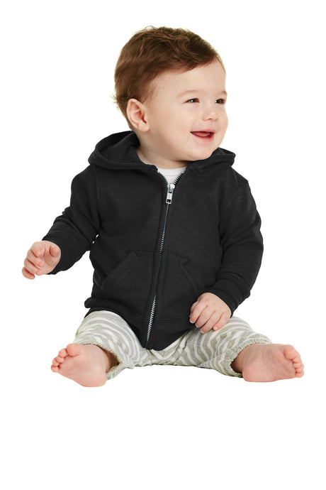 Port & Company® Infant Core Fleece Full-Zip Hooded Sweatshirt. CAR78IZH