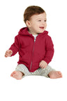 Port & Company® Infant Core Fleece Full-Zip Hooded Sweatshirt. CAR78IZH