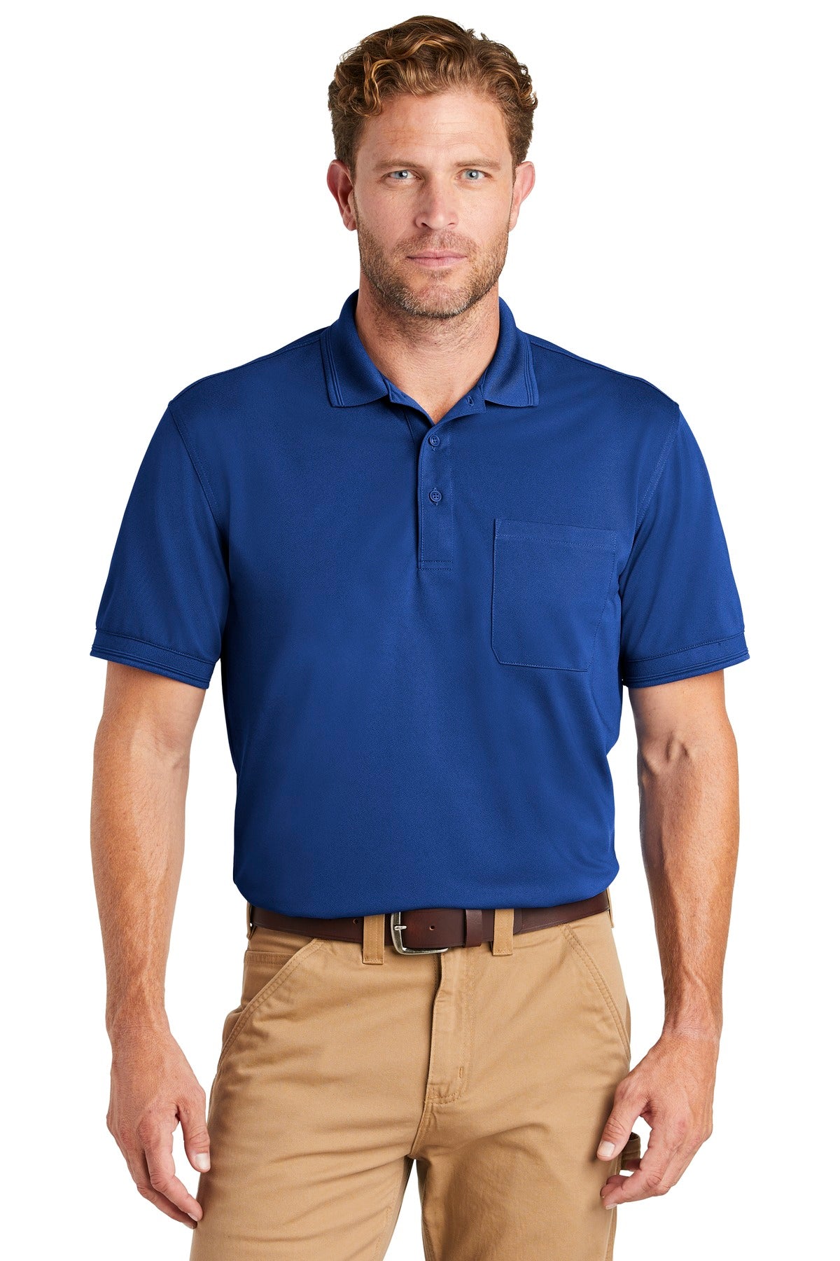 CornerStone ® Industrial Snag-Proof Pique Pocket Polo. CS4020P