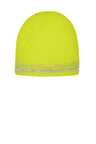 CornerStone ®  Lined Enhanced Visibility with Reflective Stripes Beanie CS804