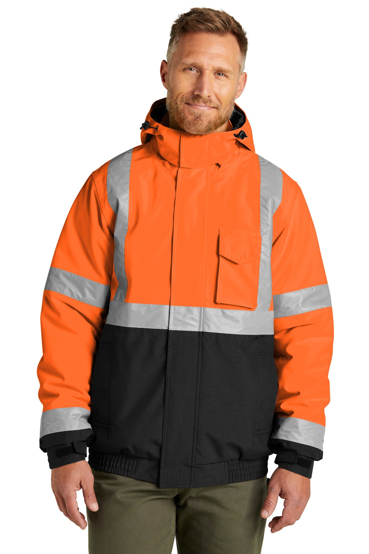 CornerStone® ANSI 107 Class 3 Economy Waterproof Insulated Bomber Jacket CSJ500