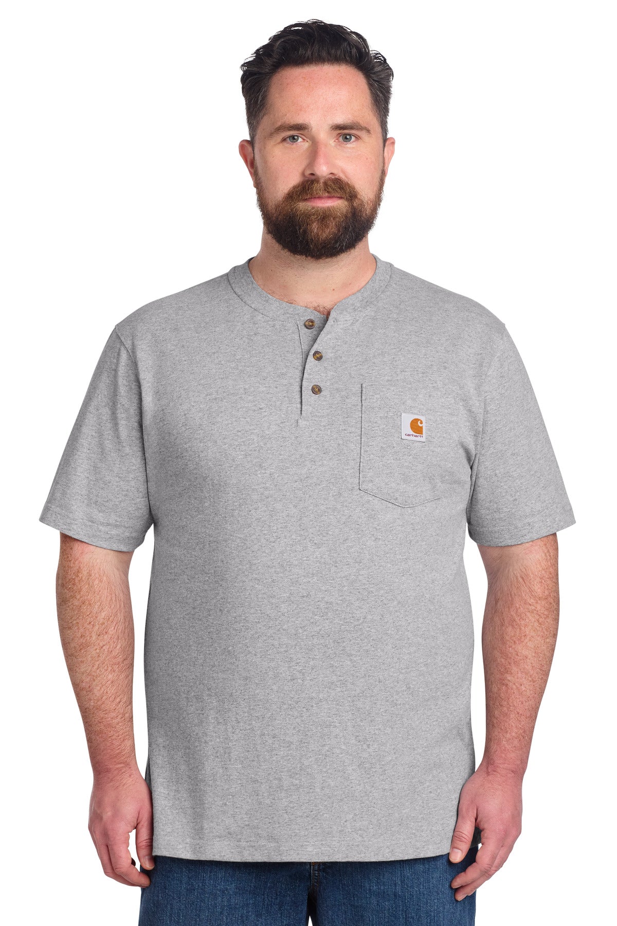 Carhartt ®  Short Sleeve Henley T-Shirt CTK84