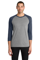 District  ®  Perfect Tri ®  3/4-Sleeve Raglan. DM136