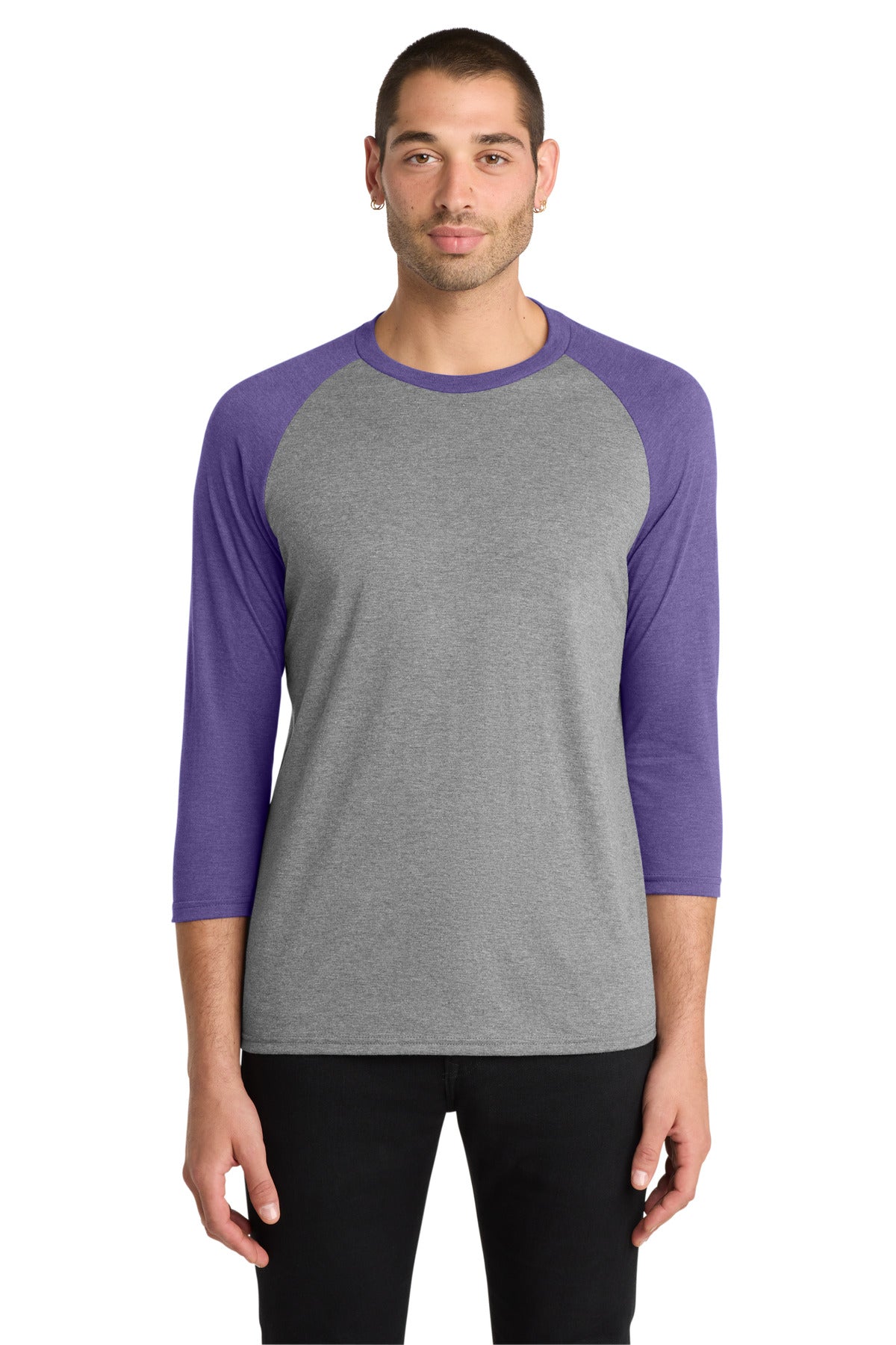 District  ®  Perfect Tri ®  3/4-Sleeve Raglan. DM136