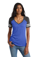 District  ®  Women's Game V-Neck Tee. DM476