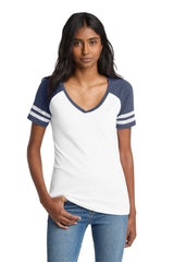 District  ®  Women's Game V-Neck Tee. DM476
