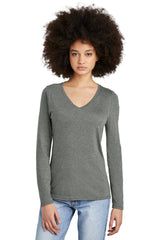 District® Women's Perfect Tri® Long Sleeve V-Neck Tee DT135