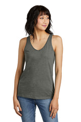 District® Women's Perfect Blend® CVC V-Neck Tank DT154