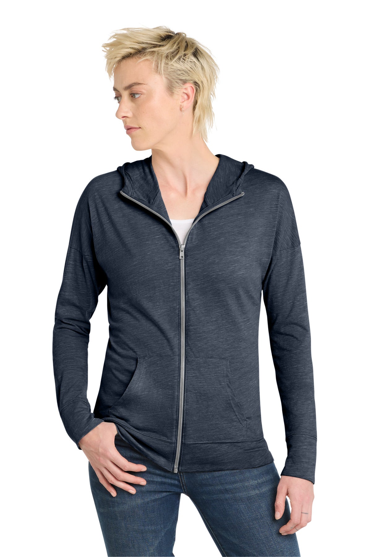 District  ®  Women's Medal Full-Zip Hoodie. DT665