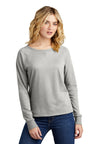 District® Women's Featherweight French Terry™ Long Sleeve Crewneck DT672