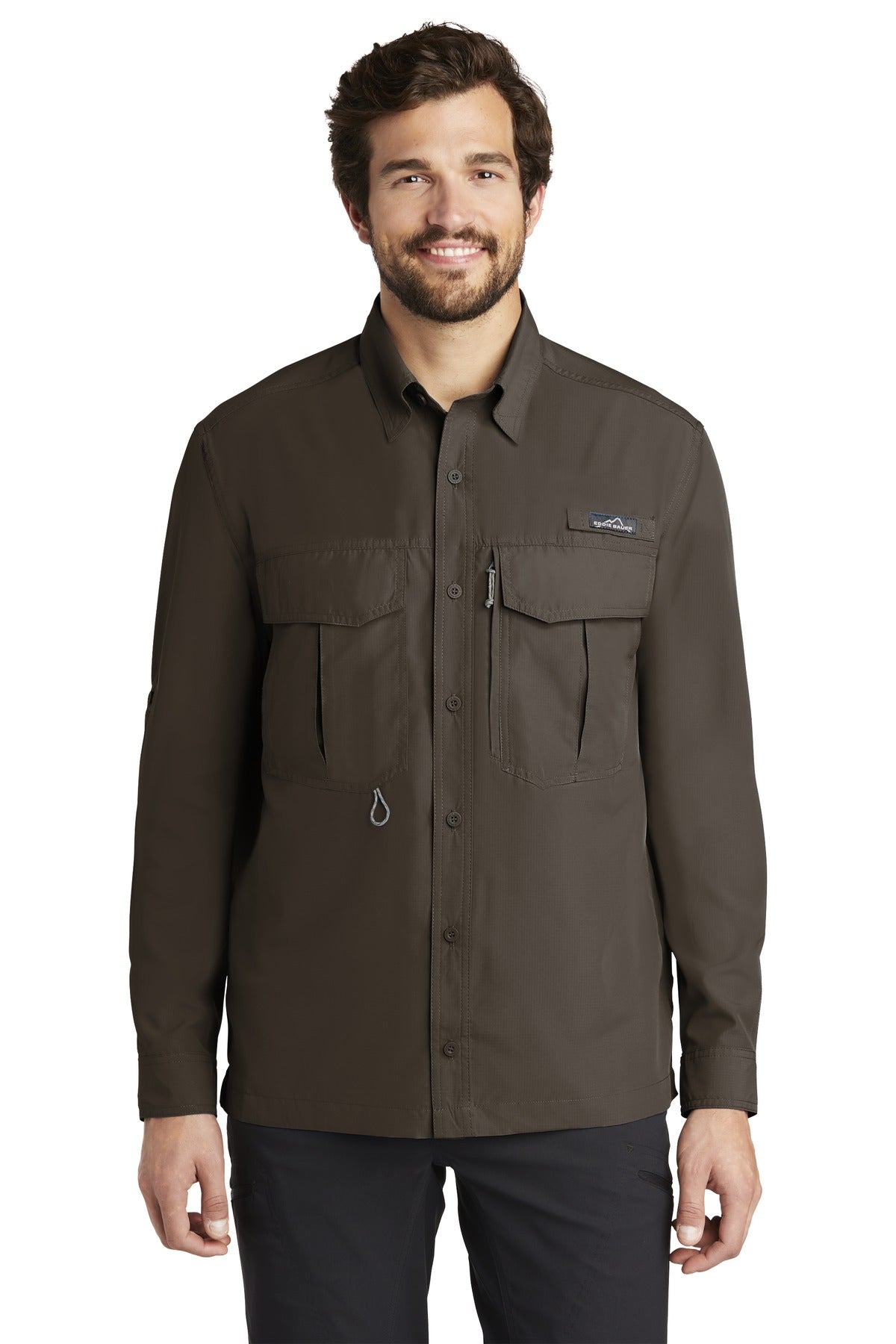 Eddie Bauer® - Long Sleeve Performance Fishing Shirt. EB600