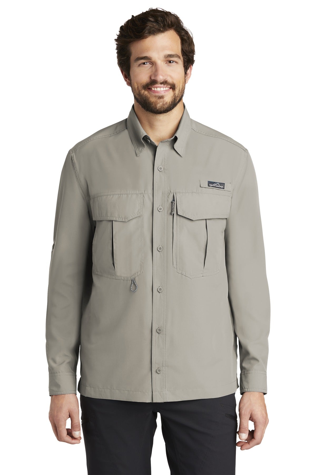 Eddie Bauer® - Long Sleeve Performance Fishing Shirt. EB600