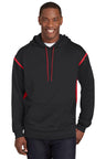 Sport-Tek® Tech Fleece Colorblock Hooded Sweatshirt. F246