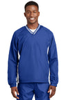 Sport-Tek® Tipped V-Neck Raglan Wind Shirt. JST62