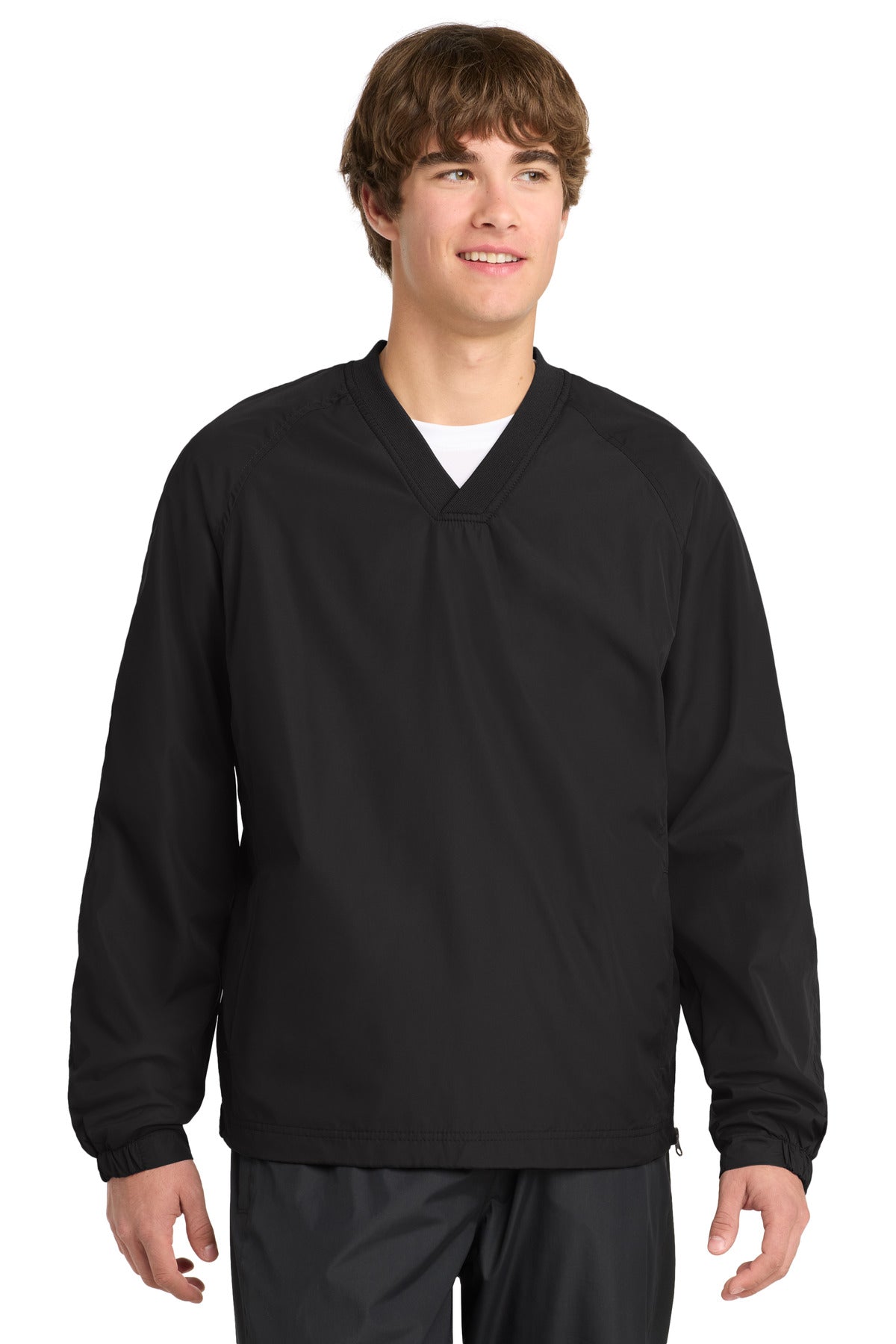 Sport-Tek ®  V-Neck Raglan Wind Shirt. JST72