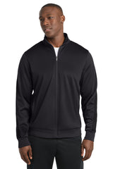 Sport-Tek  ®  Tricot Sleeve Stripe Track Jacket. JST94