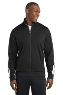 Sport-Tek  ®  Tricot Sleeve Stripe Track Jacket. JST94
