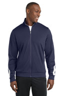 Sport-Tek  ®  Tricot Sleeve Stripe Track Jacket. JST94