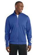 Sport-Tek  ®  Tricot Sleeve Stripe Track Jacket. JST94