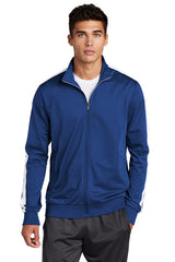 Sport-Tek ® Tricot Sleeve Stripe Track Jacket. JST94