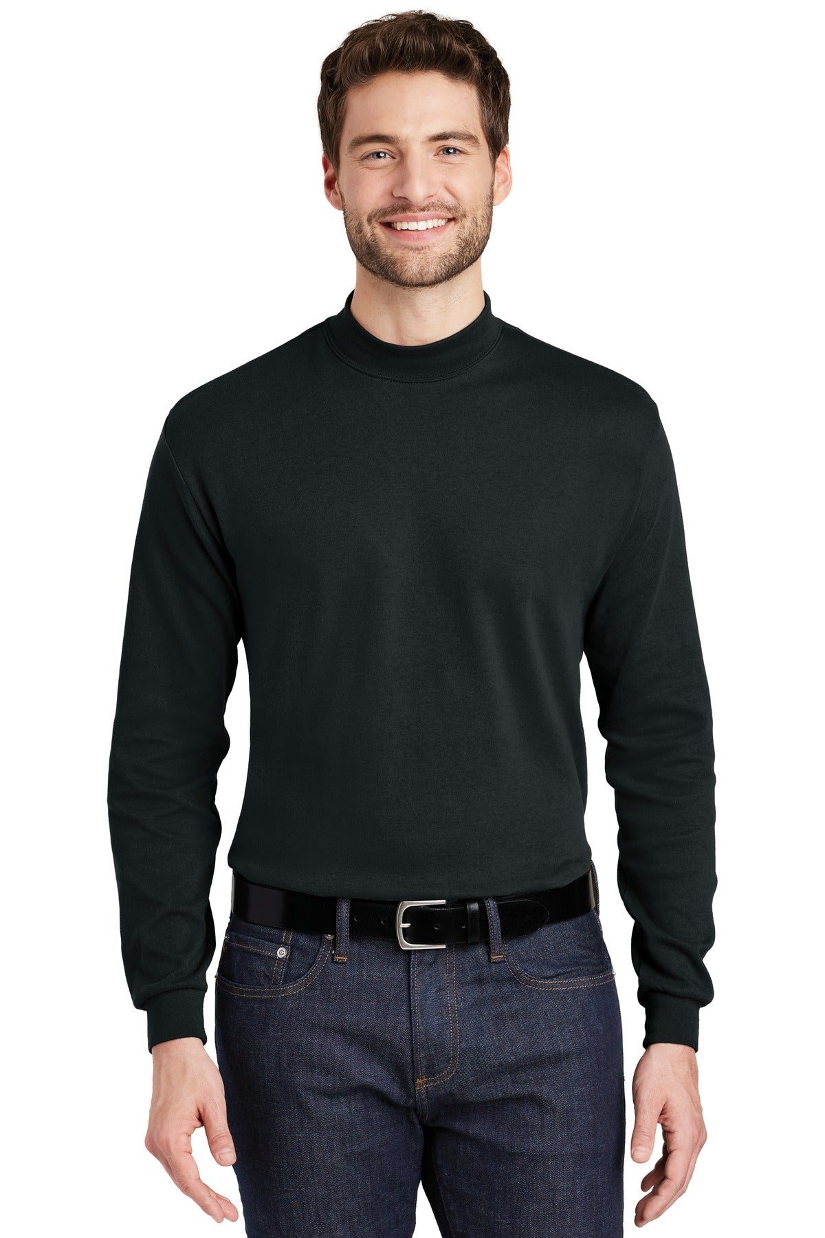 Port Authority® Interlock Knit Mock Turtleneck.  K321