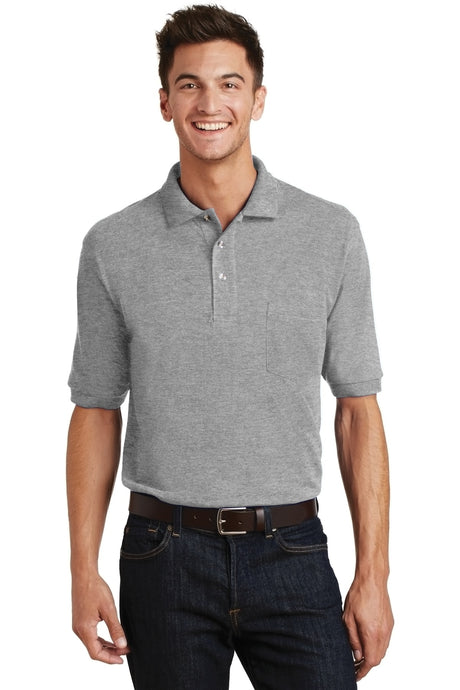 Port Authority® Heavyweight Cotton Pique Polo with Pocket.  K420P