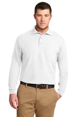 Port Authority® Silk Touch™ Long Sleeve Polo.  K500LS