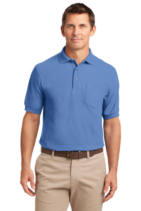 Port Authority® Silk Touch™ Polo with Pocket.  K500P