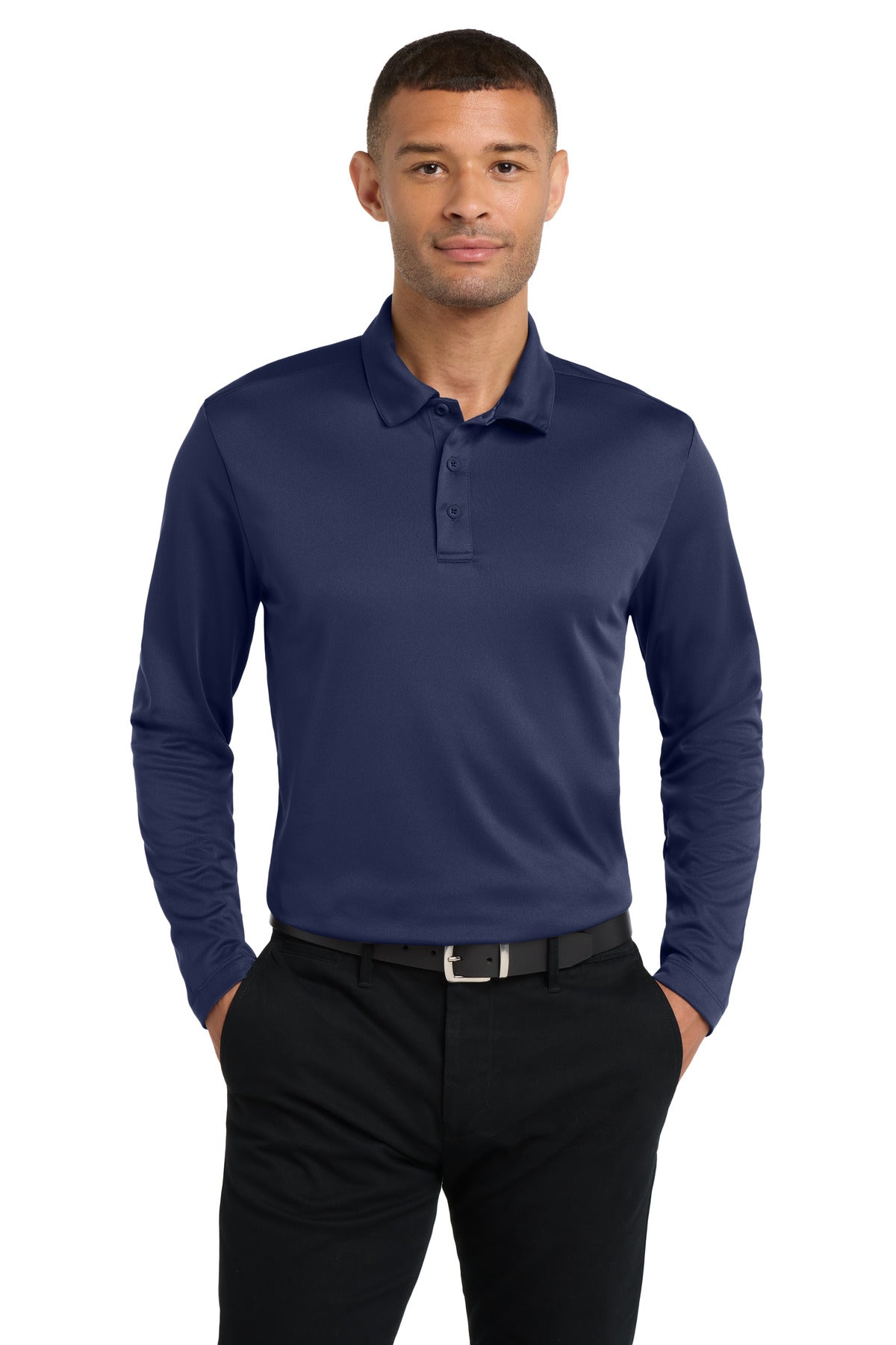 Port Authority ®  Silk Touch™ Performance Long Sleeve Polo. K540LS