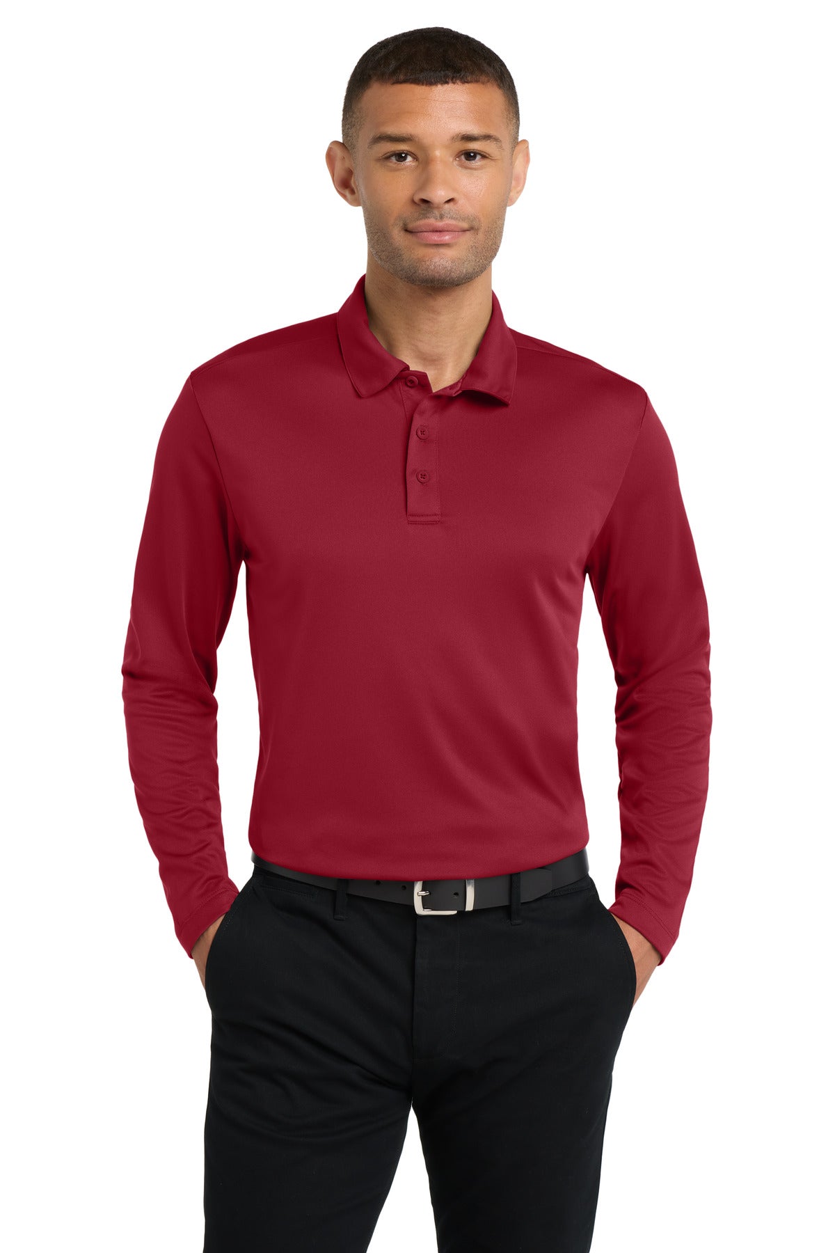 Port Authority ®  Silk Touch™ Performance Long Sleeve Polo. K540LS