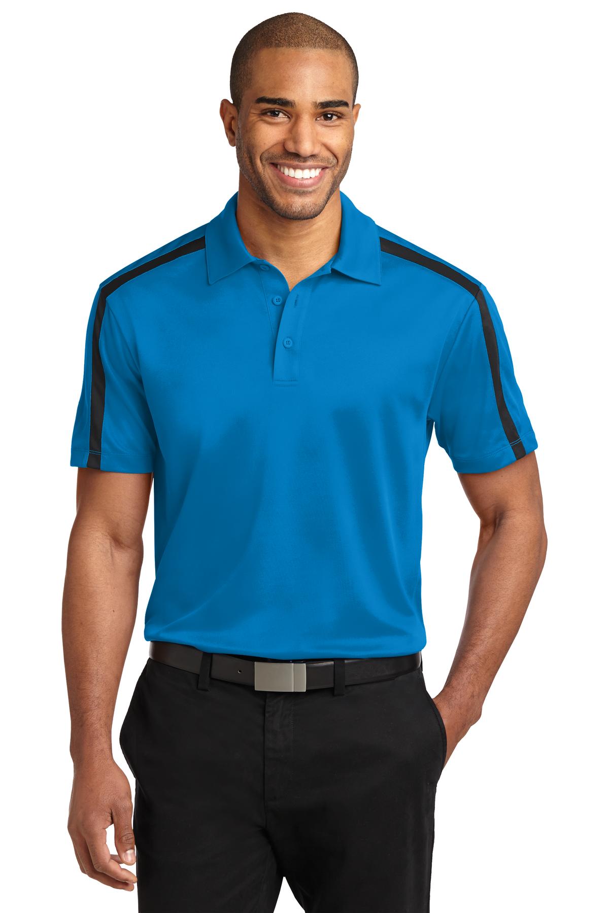 Port Authority® Silk Touch™ Performance Colorblock Stripe Polo. K547