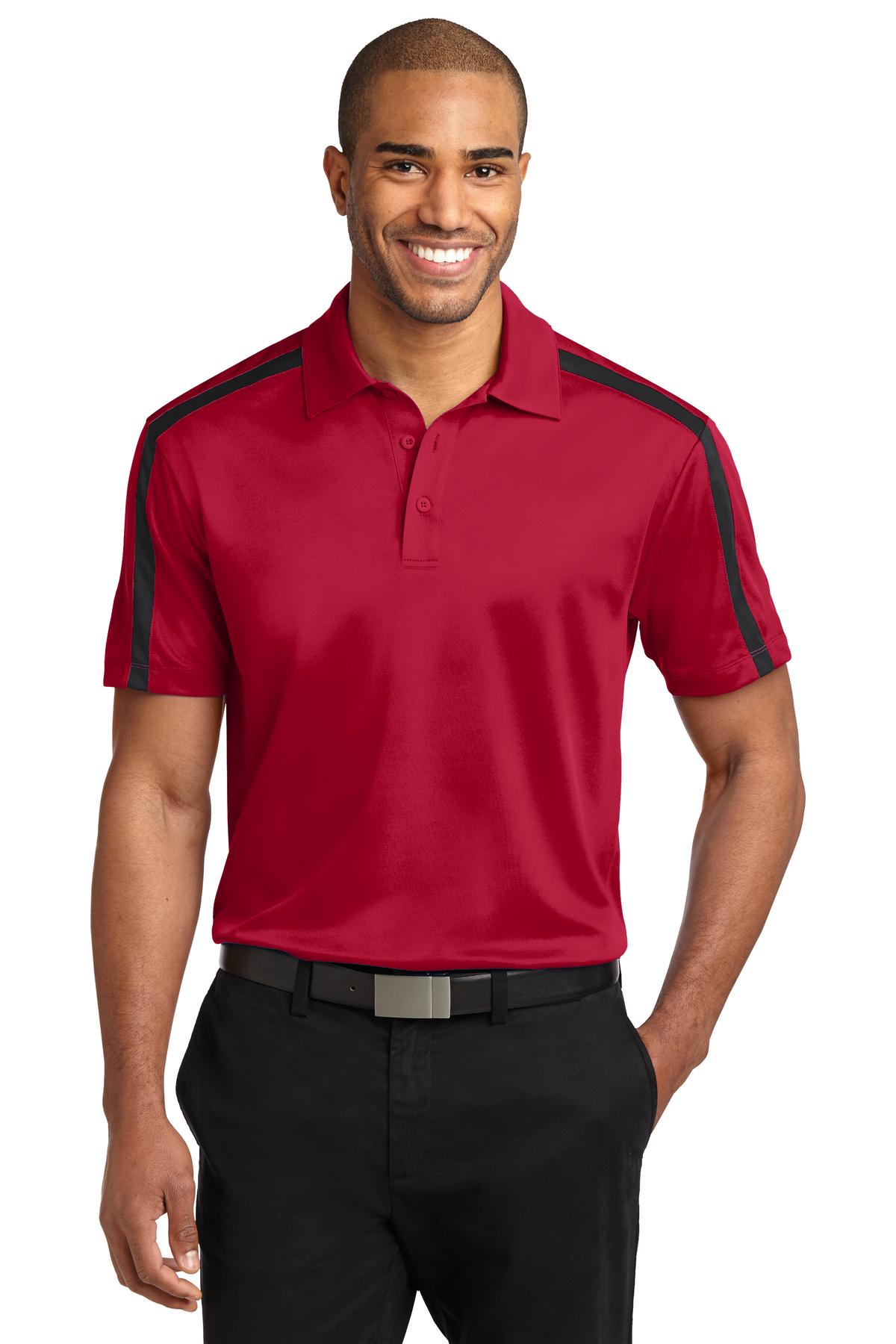 Port Authority® Silk Touch™ Performance Colorblock Stripe Polo. K547