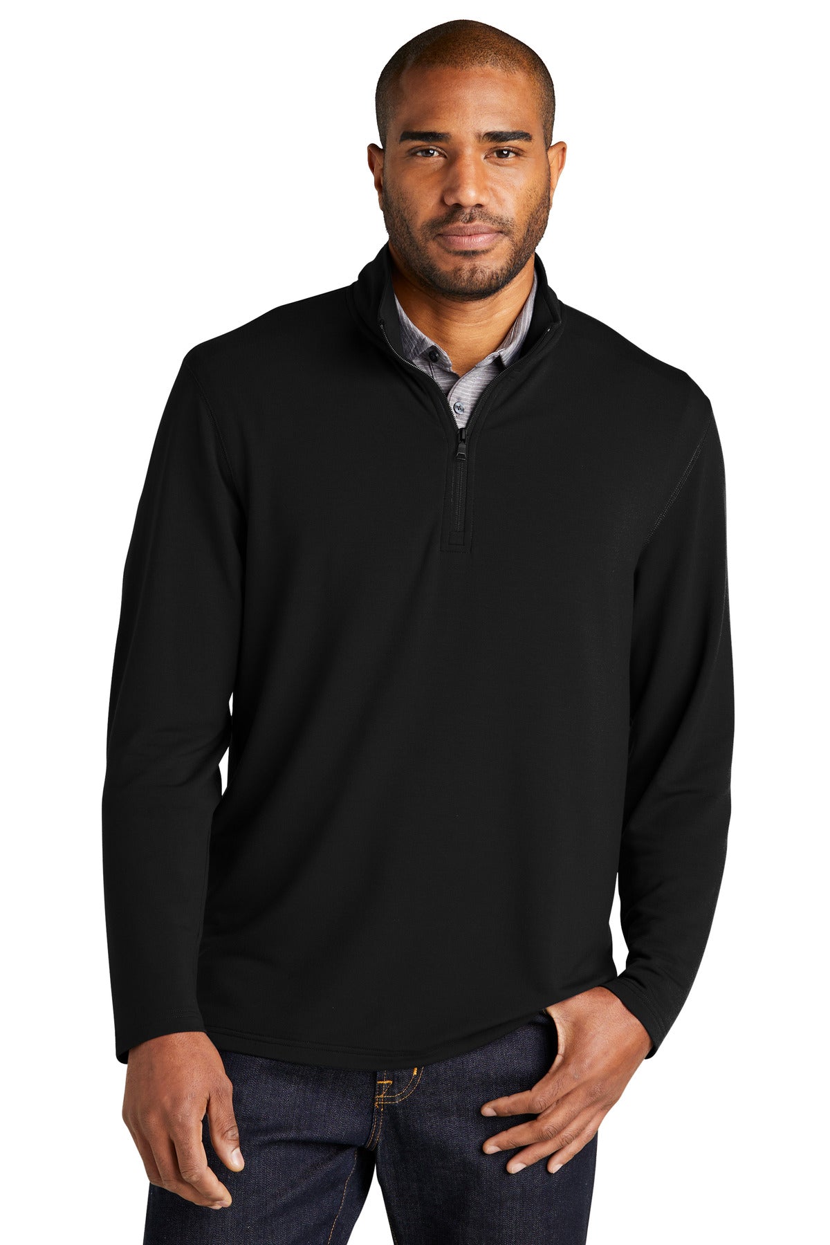 Port Authority® Microterry 1/4-Zip Pullover K825