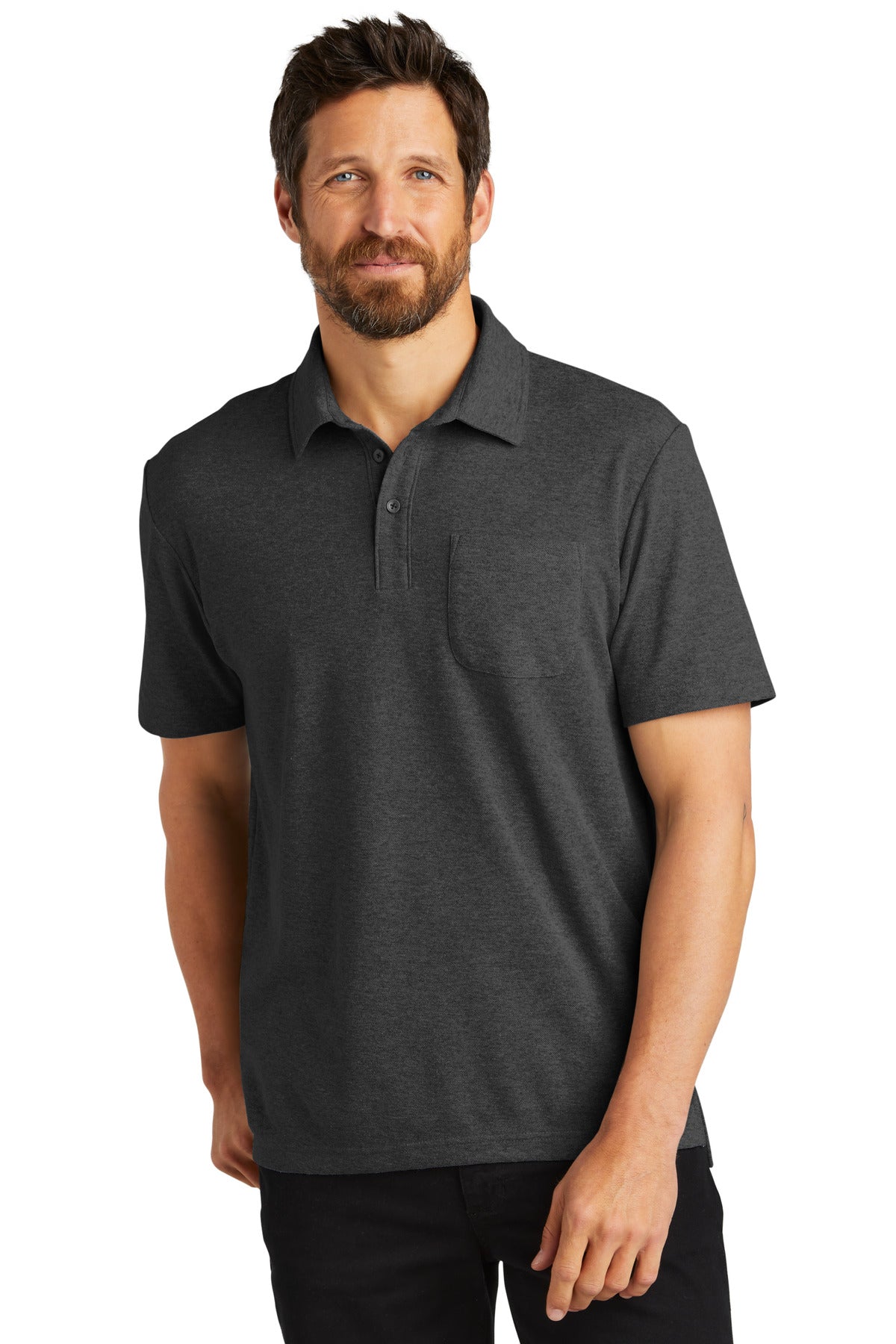 Port Authority® C-FREE® Cotton Blend Pique Pocket Polo K868