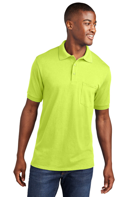 Port & Company® Core Blend Jersey Knit Pocket Polo. KP55P