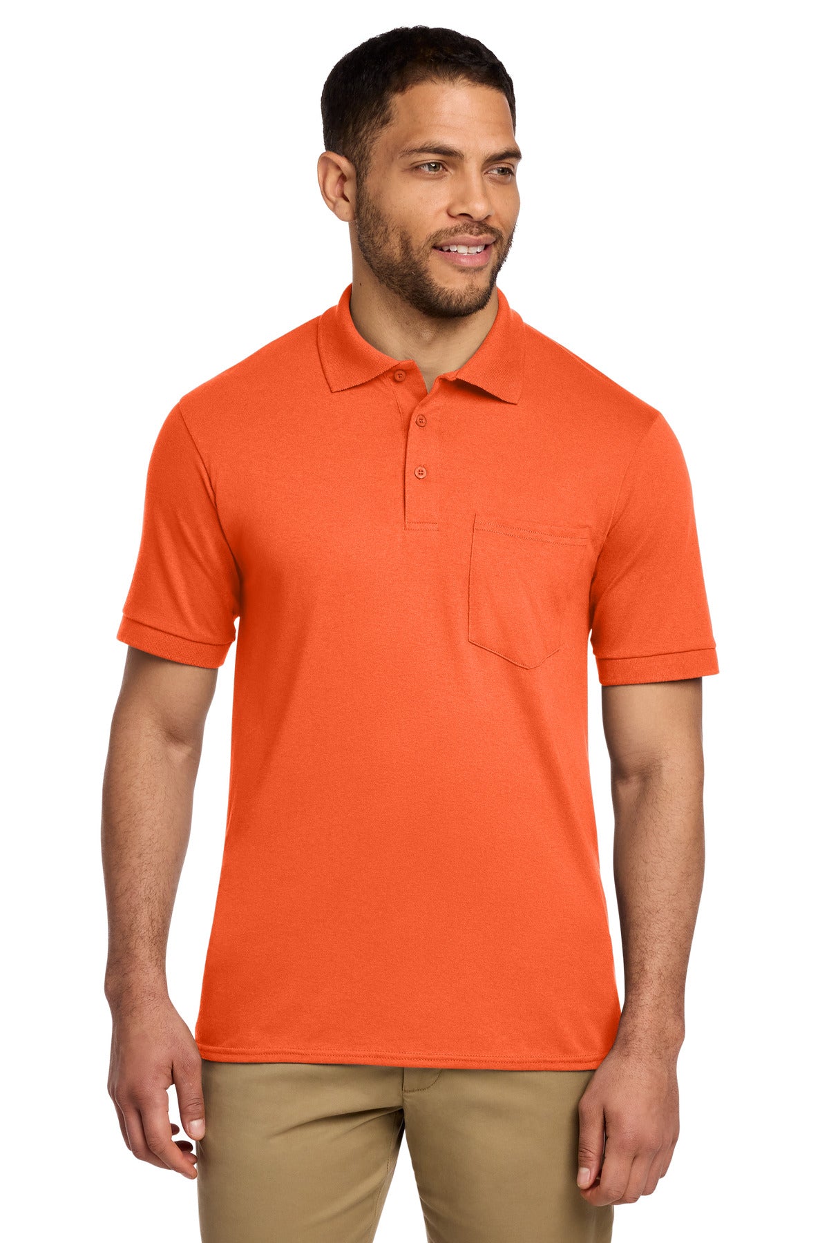 Port & Co ™  Core Blend Jersey Knit Pocket Polo. KP55P