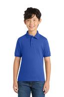 Port & Co ™  Youth Core Blend Jersey Knit Polo. KP55Y