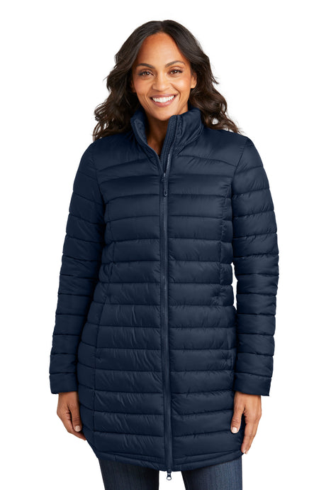 Port Authority® Ladies Horizon Puffy Long Jacket L365