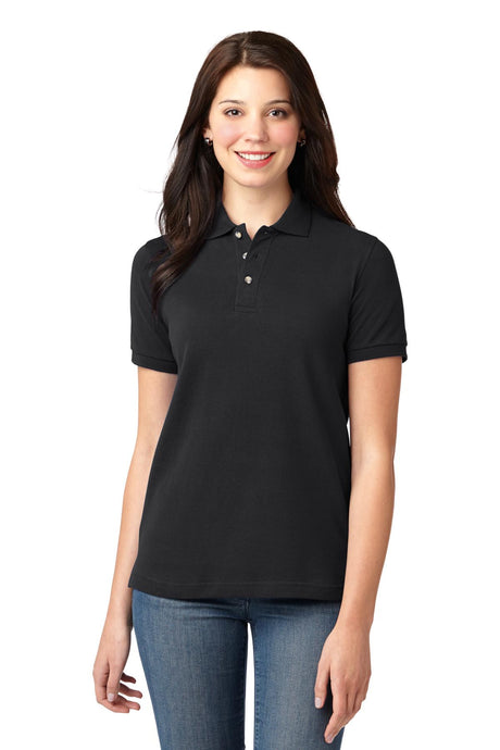 Port Authority® Ladies Heavyweight Cotton Pique Polo.  L420