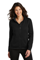 Port Authority® Ladies Arc Sweater Fleece Jacket L428